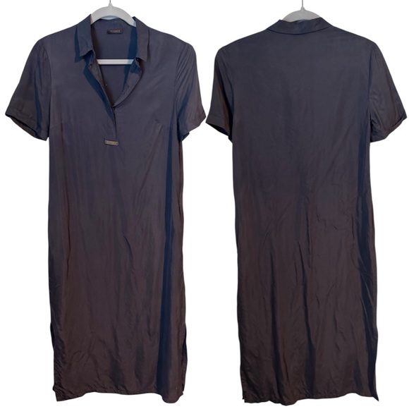Peserico Other - Peserico Rayon Lagenlook Quiet Luxury MIDI Dress Cover Up Italian